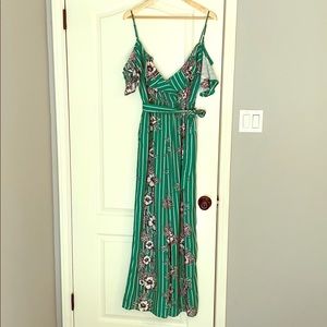 Tropical Green Jumpsuit